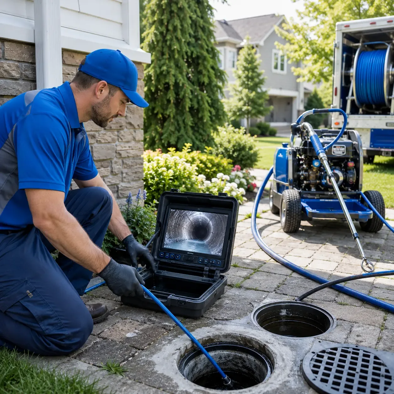 Outdoor drain cleaning professionals serving Northwood, IA
